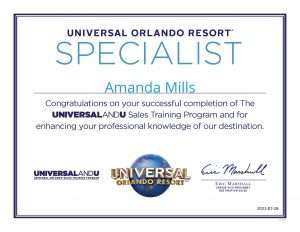 Universal Orlando Resort Specialist